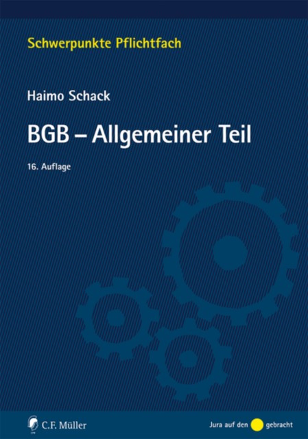 BGB-Allgemeiner Teil, Haimo Schack