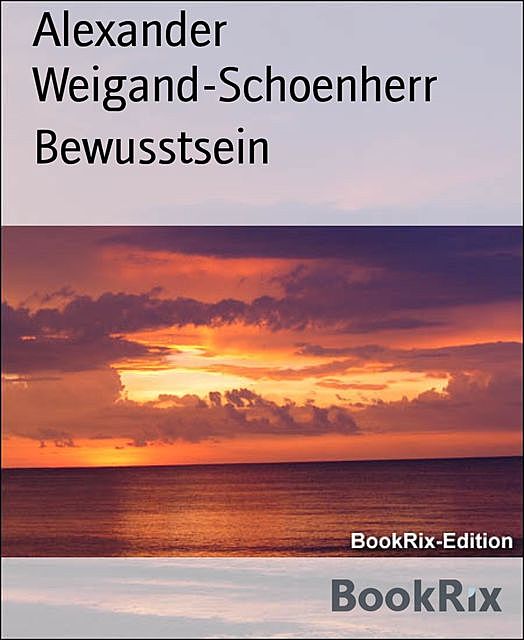 Bewusstsein, Alexander Weigand-Schoenherr