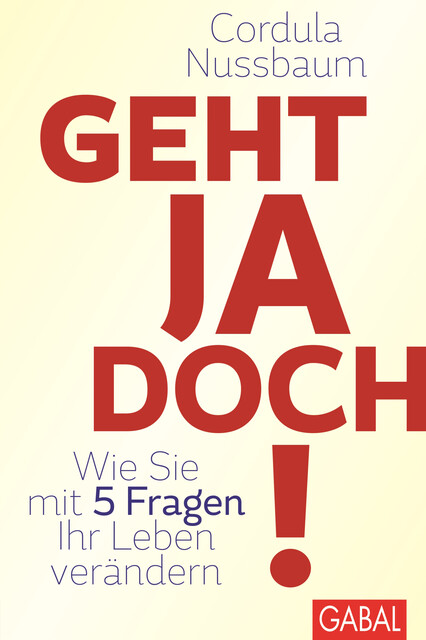 Geht ja doch, Cordula Nussbaum