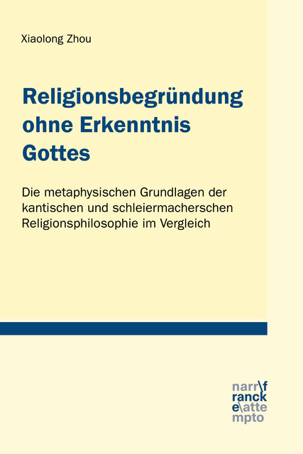 Religionsbegründung ohne Erkenntnis Gottes, Xiaolong Zhou