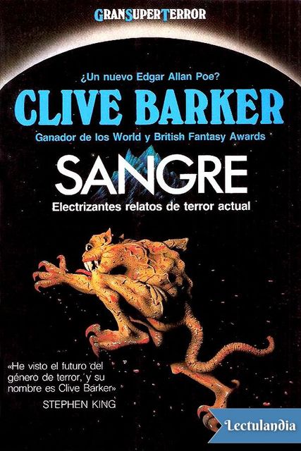 Sangre, Clive Barker