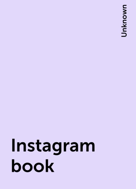 Instagram book, 