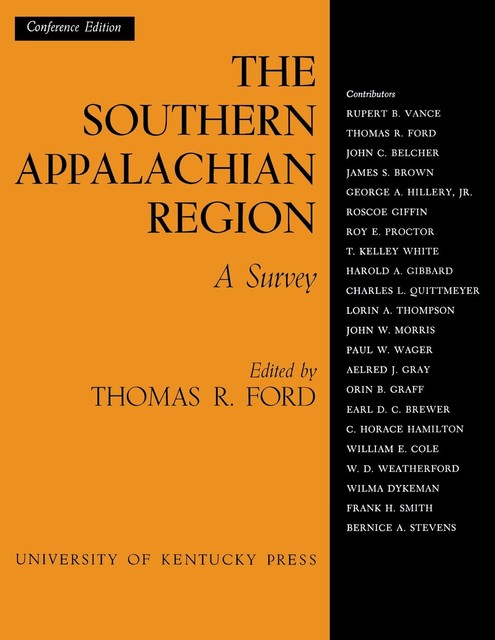 The Southern Appalachian Region, Thomas Ford