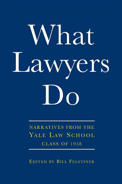 What Lawyers Do, Bill Felstiner