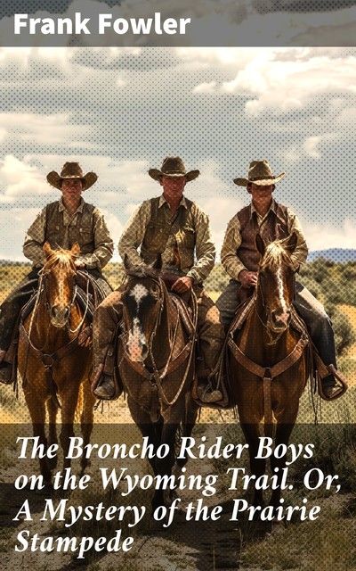 The Broncho Rider Boys on the Wyoming Trail Or, A Mystery of the Prairie Stampede, Frank Fowler