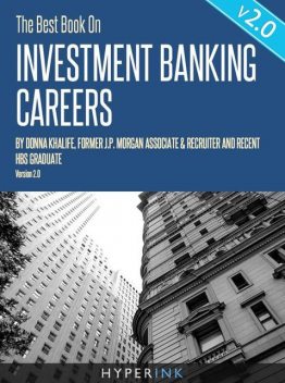 The Best Book On Investment Banking Careers, Donna Khalife