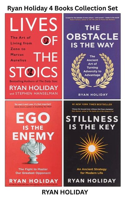 Ryan Holiday 4 Books Collection Set, Ryan Holiday