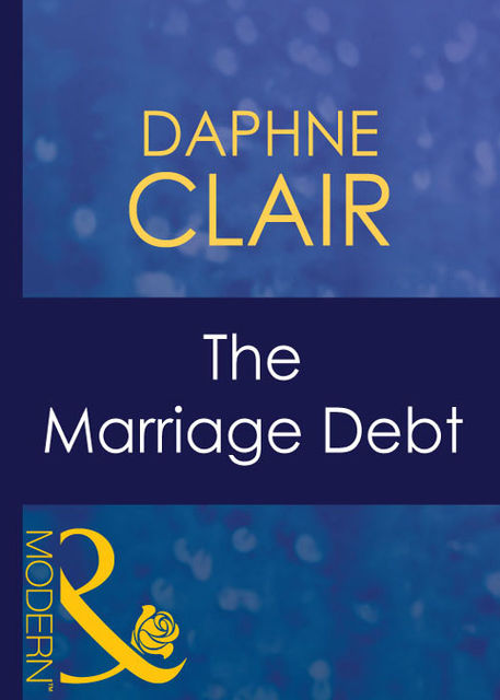 The Marriage Debt, Daphne Clair