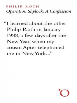 Operation Shylock, Philip Roth
