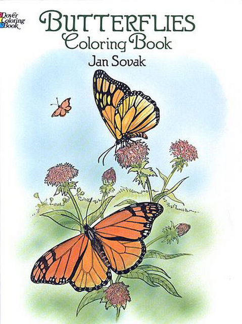 Butterflies Coloring Book, Jan Sovak