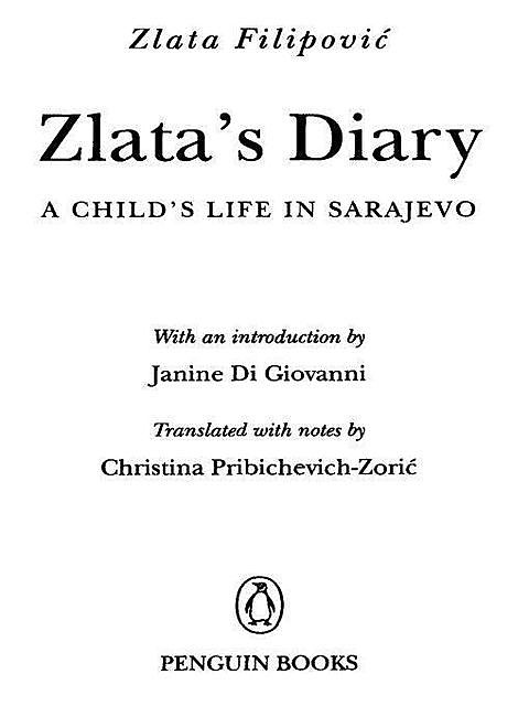 Zlata's Diary, Zlata Filipovic