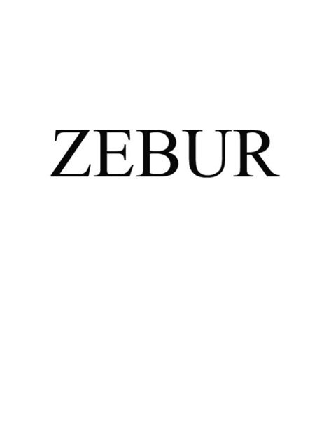 Zebur, Zebur