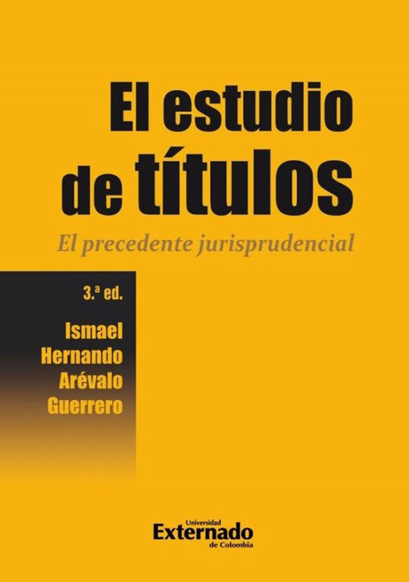 El estudio de títulos, Ismael Arévalo