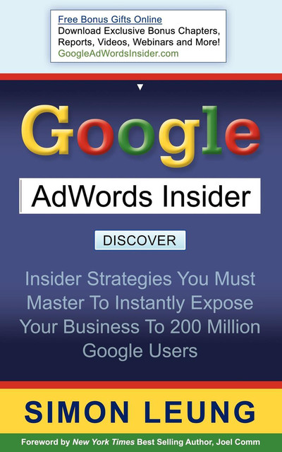 Google AdWords Insider, Simon Leung