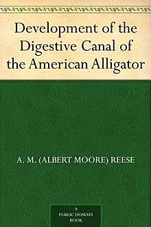 Development of the Digestive Canal of the American Alligator, Albert Moore Reese