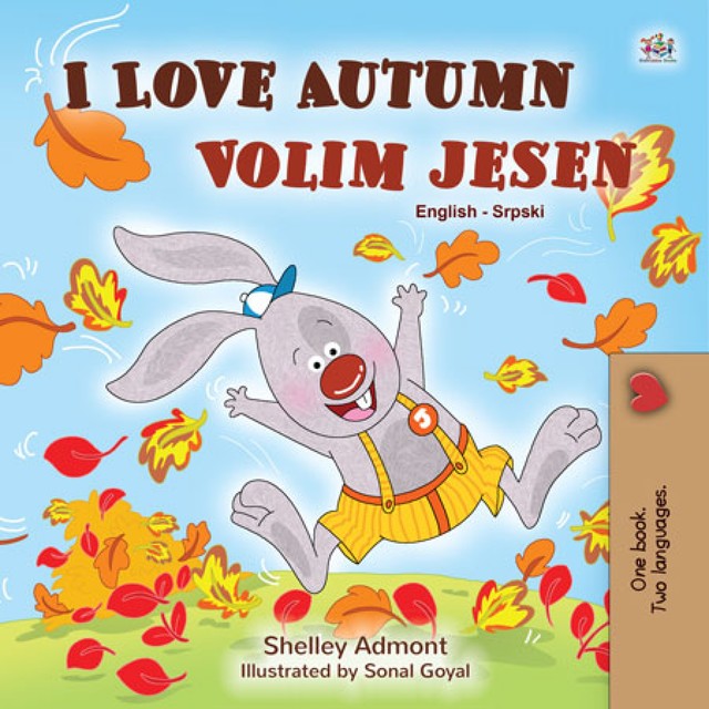 I Love Autumn Volim jesen, KidKiddos Books, Shelley Admont