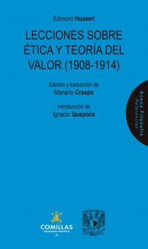 Lecciones sobre ética y teoría del valor (1908–1914), Edmund Husserl