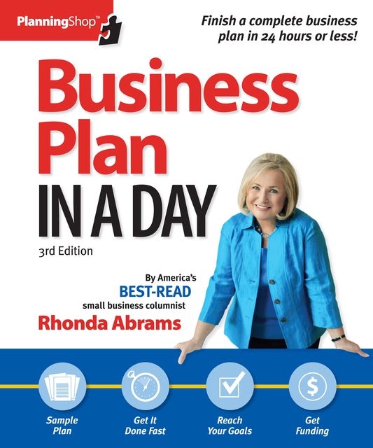 Business Plan In A Day, Rhonda Abrams