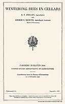 USDA Farmers' Bulletin No. 1014: Wintering Bees in Cellars, Everett Franklin Phillips, George S Demuth