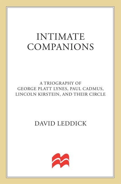 Intimate Companions, David Leddick