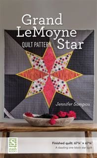 Grand LeMoyne Star Quilt Pattern, Jennifer Sampou