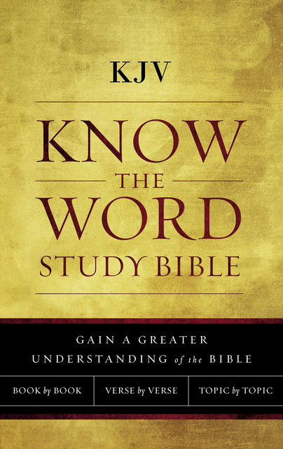 KJV, Know The Word Study Bible, Ebook, Red Letter Edition, Thomas Nelson