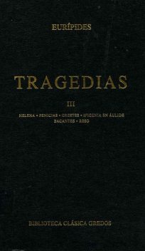 Tragedias III, Eurípides