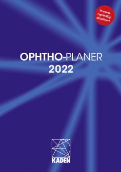OPHTHO-PLANER 2022, Co KG, amp, R. Kaden Verlag GmbH