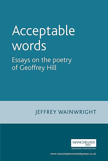 Acceptable words, Jeffrey Wainwright