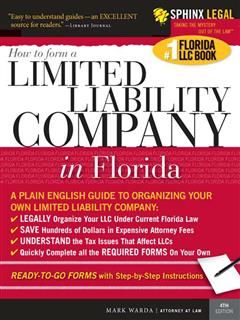 Form a Limited Liability Company in Florida, Mark Warda