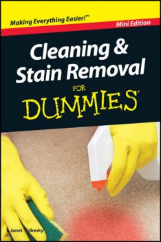 Cleaning and Stain Removal For Dummies, Mini Edition, Janet Sobesky