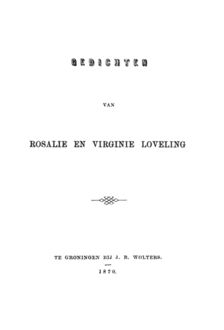 Gedichten, Rosalie Loveling en Virginie Loveling