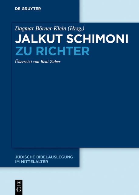 Jalkut Schimoni zu Richter, Dagmar Börner-Klein, Beat Zuber
