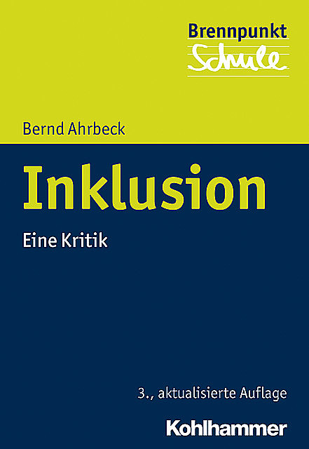 Inklusion, Bernd Ahrbeck