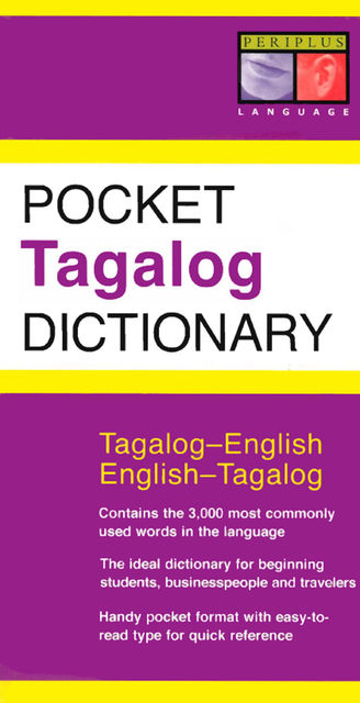 Pocket Tagalog Dictionary, Renato Perdon