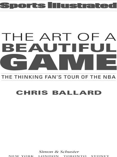 The Art of a Beautiful Game, Chris Ballard