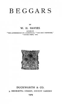 Beggars, W.H.Davies