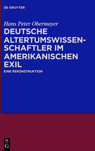 Deutsche Altertumswissenschaftler im amerikanischen Exil, Hans Peter Obermayer