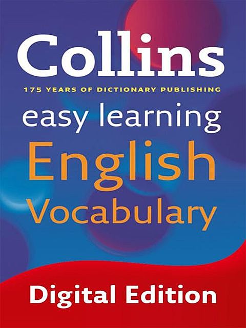 Easy Learning English Vocabulary, Collins