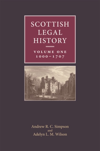 Scottish Legal History, Andrew Simpson