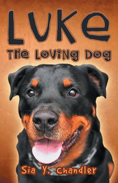 Luke the loving dog, Sia Y. Chandler