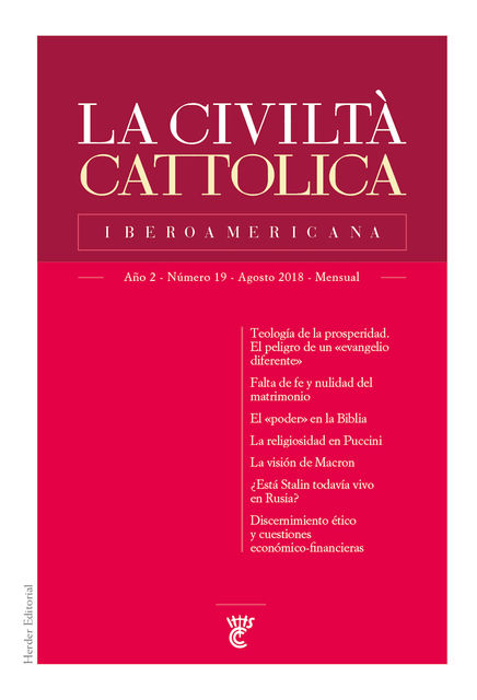 La Civiltà Cattolica Iberoamericana 19, Varios Autores
