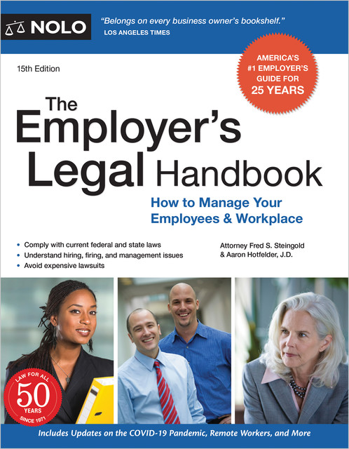 Employer's Legal Handbook, The, Fred S.Steingold