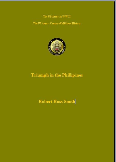 Triumph in the Phillipines, Robert Smith