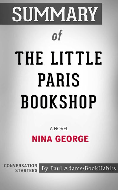 Summary of The Little Paris Bookshop, Paul Adams