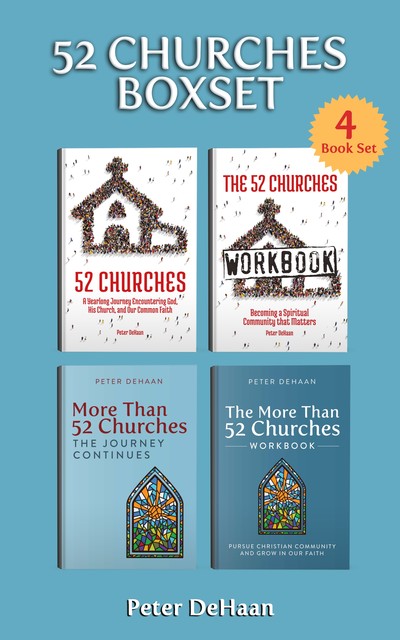 52 Churches Books 1 – 4, Peter DeHaan