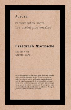 Aurora, Friedrich Nietzsche