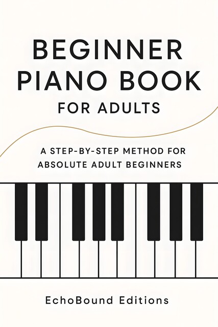 Beginner Piano Book for Adults, EchoBound Editions