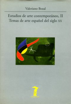 Estudios de arte contemporáneo, II, Valeriano Bozal