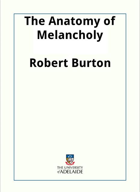 Anatomy of Melancholy, 